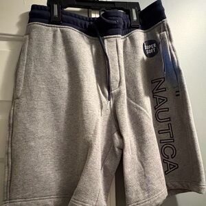 Nautica Men's Athletic Shorts in Gray and Navy